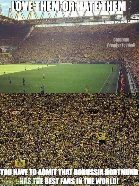 Borussia Dortmund fans 😍