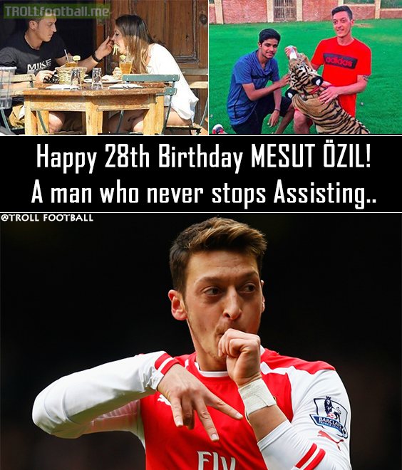 Happy Birthday Mesut Özil.