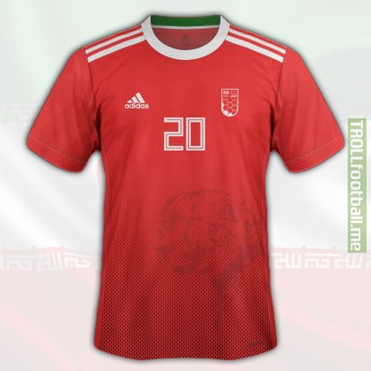 IRAN 2nd Kit World Cup 2018 Concept Kit