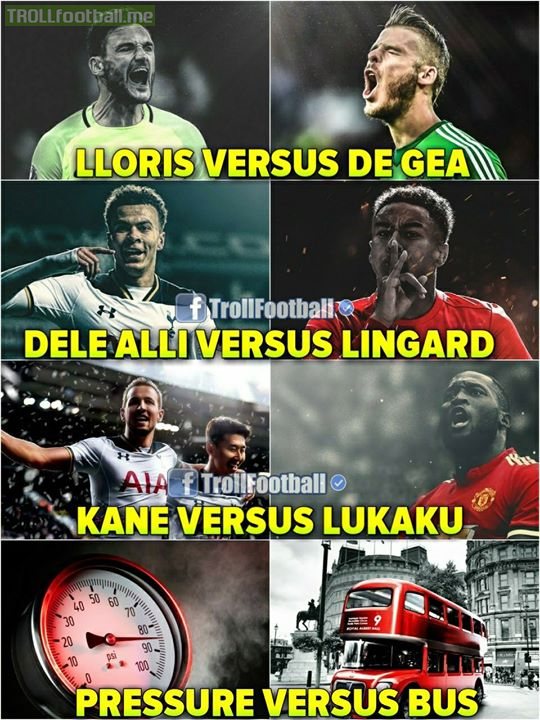 Tottenham Vs Manchester United Troll Football