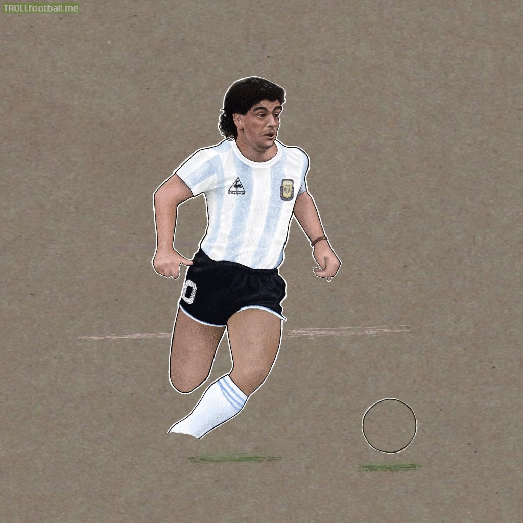 Diego Maradona drawing. WIP