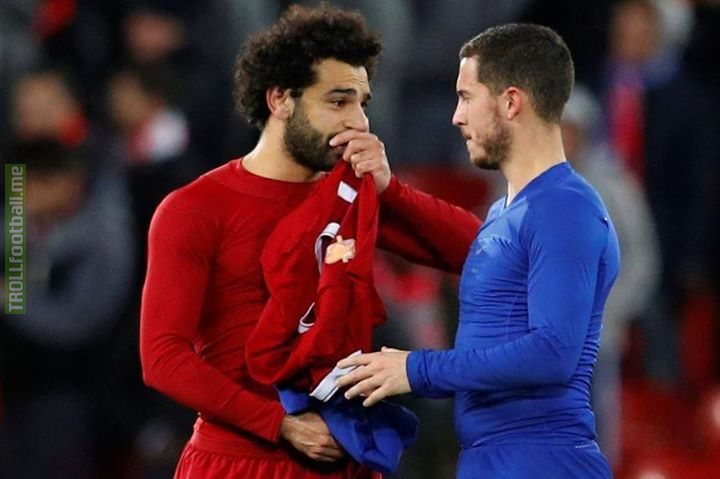 2018 19 Stats Eden Hazard 13 Games 8 Goals 4 Assists Mohamed Salah 16 Games 8 Goals 3 Assists After This They Called Salah One Season Wonder And Hazard The Best Player In England Troll Football