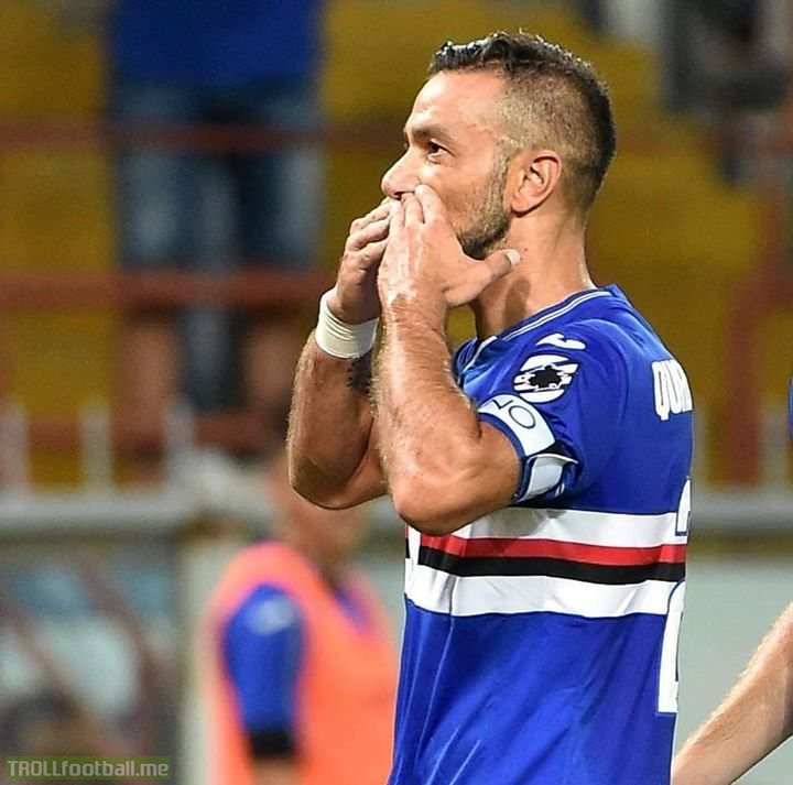 Fabio Quagliarella is the first player to score in NINE straight Serie A appearances since David Trezeguet.  The bloke's 35 and still going!!!