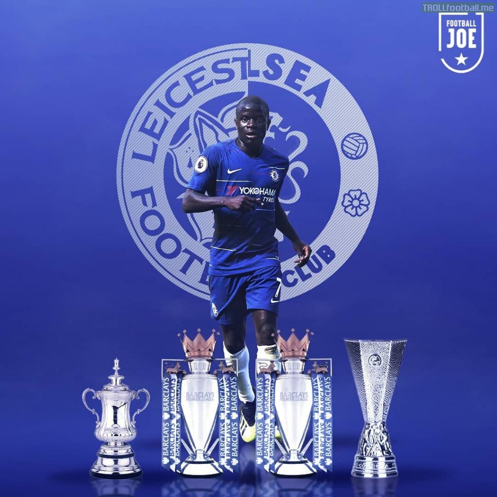 N'Golo Kante has won a trophy every season since he arrived in England from SM Caen