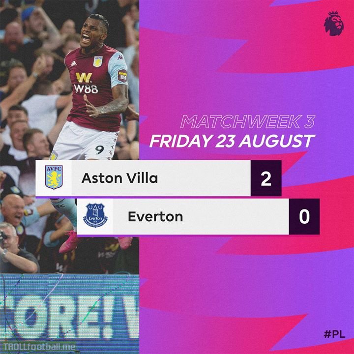 First win of the season for Aston Villa FC thanks to goals from Wesley and El Ghazi