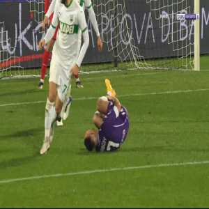 Fiorentina 1 1 Sassuolo Dusan Vlahovic Penalty 35 Troll Football