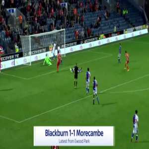 Blackburn 1-[1] Morecambe - Cole Stockton 52'