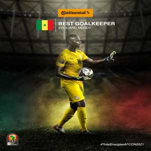 [AFCON2021] Edouard Mendy earns the best goalkeeper award