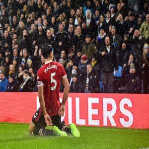 [Colin Millar] Is there a satisfactory explanation for Harry Maguire's photoshopping in the head of a Leeds fan on his social media post?