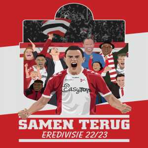 [FC Emmen] has been promoted to the Eredivisie after 1 year of absence!