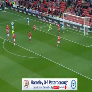 Barnsley 0-1 Peterborough - Jack Marriott 25'