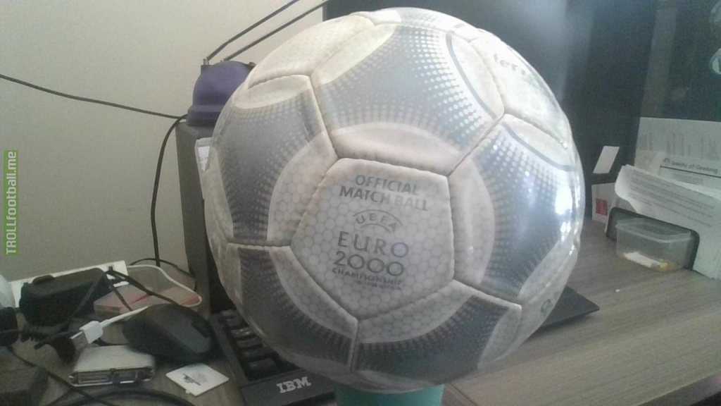 My match ball. Euro 2000 France vs Australia