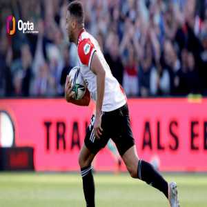 [OptaJohan] 5 - Cyriel Dessers scored five goals after the 90th minute this Eredivisie season, at least three more than any other player; all eight league goals by Dessers for Feyenoord came after the 70th minute. Comeback.