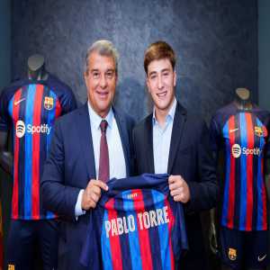 [Official] Barcelona confirms the signing of Pablo Torre until June 2026