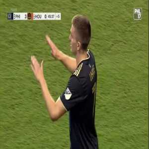 Philadelphia Union [3] - 0 Houston Dynamo - Mikael Uhre 45+1'