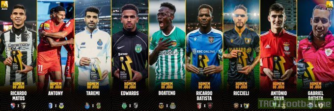 The Man of the Match recipients from this week's Primeira Liga fixtures