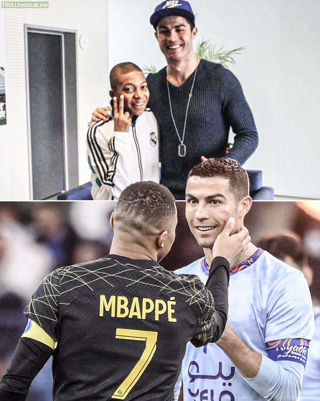 Mbappé & Cristiano back then and now