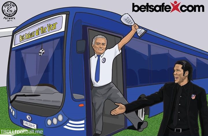 Mourinho "bus driver of the year" Congratz.