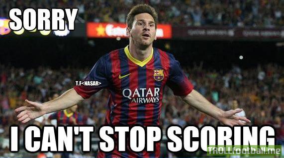 It's so easy for him to score!