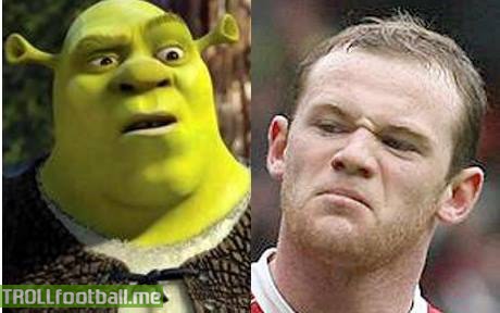 Rooney and Shrek = CLOSE Enough