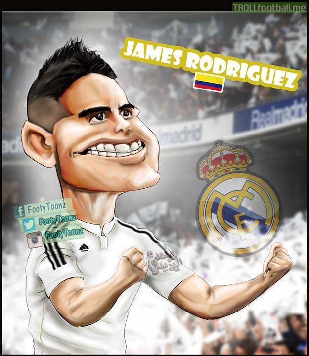 Cartoon Portrait:James Rodriguez