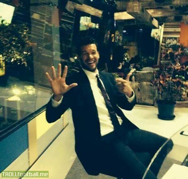 Ballack Celebrating the Win against Brazil