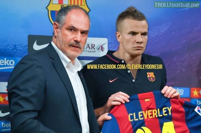 Breaking News Tom Cleverley Signs For Fc Barcelona For A Fee Of Around 47 Million He Is Set To Replace Xavi Troll Football