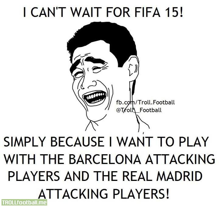 I can't wait for FIFA 15